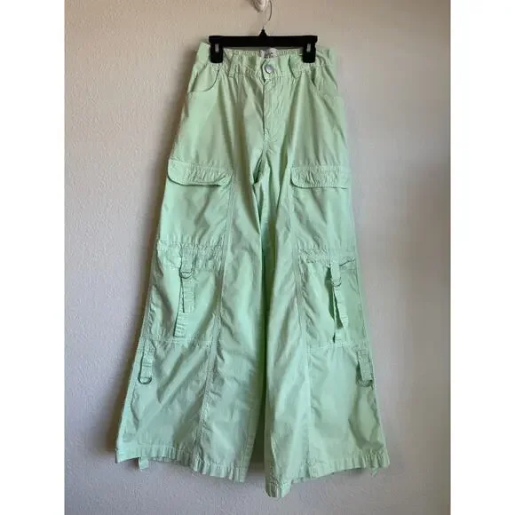 BDG Mint Green Wide Leg Pants - Picture 2 of 11